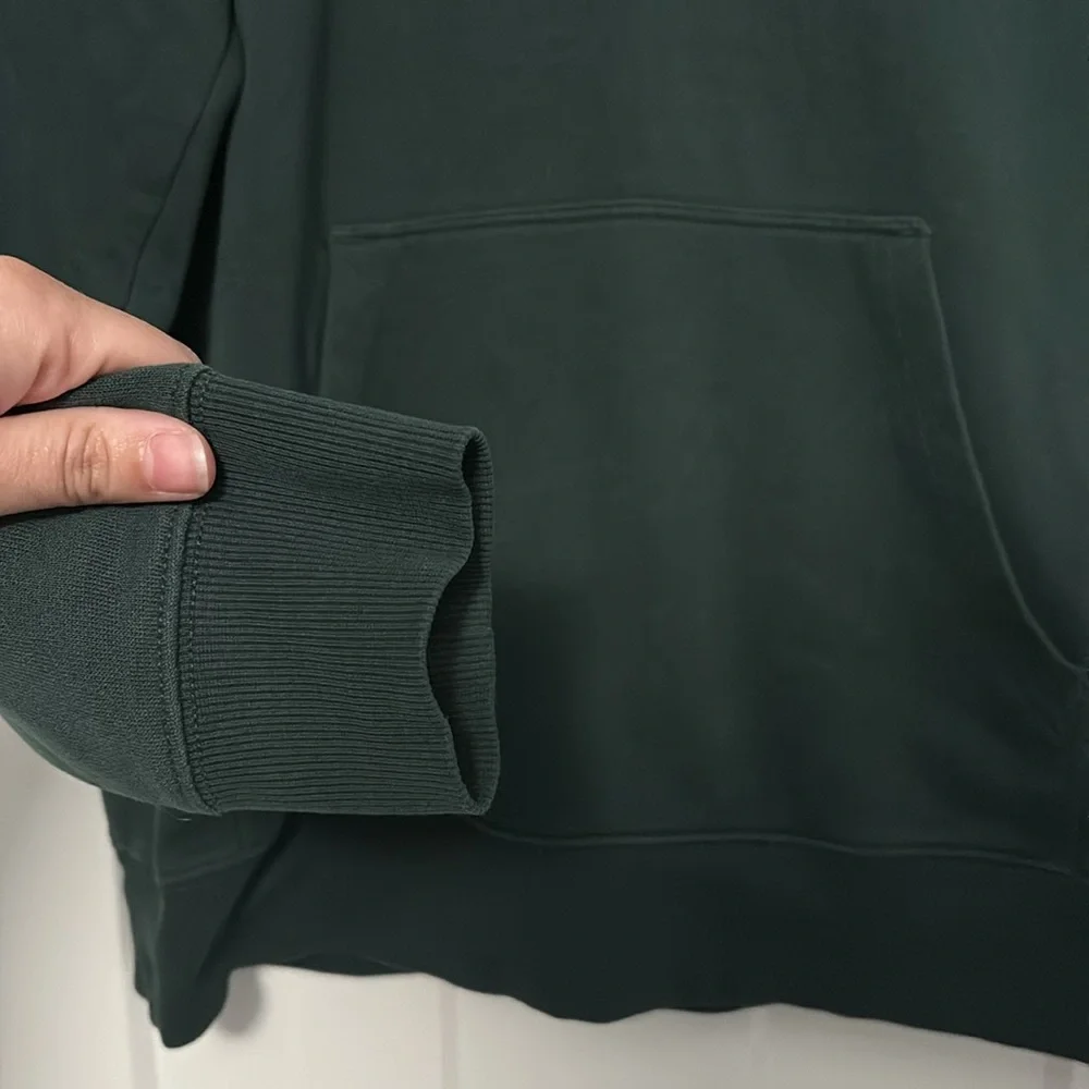 VANS Men’s dark green & yellow hoodie size: small - Picture 3 of 6